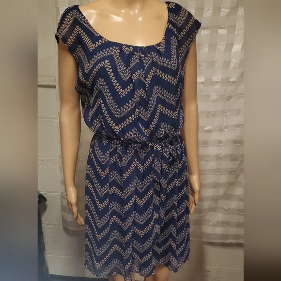 knee length dresses for ladies Chevron Knit Halter Mini Dress